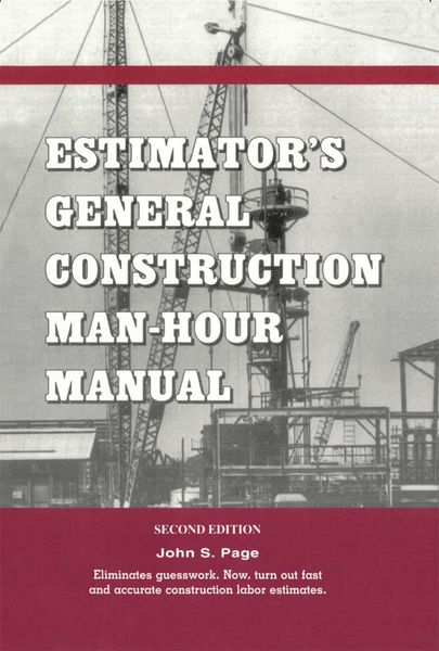 Produktbild: Estimator's General Construction Manhour Manual