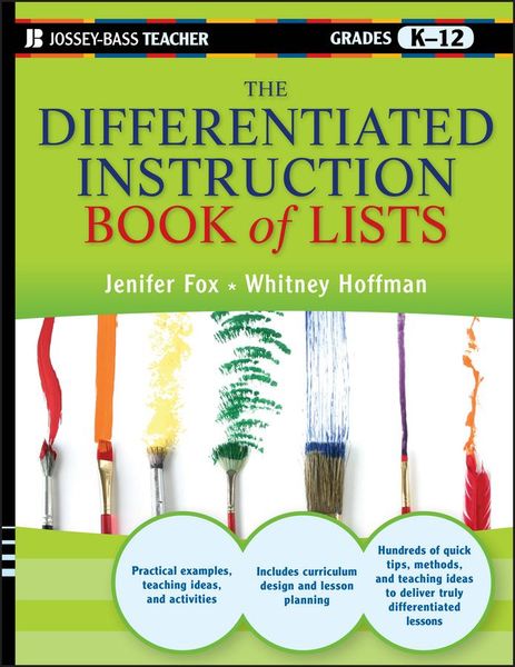 Produktbild: The Differentiated Instruction Book of Lists, Grades K-12