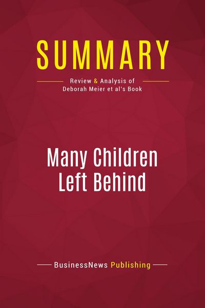 Produktbild: Summary: Many Children Left Behind