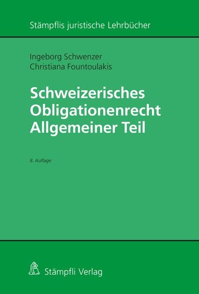 Produktbild: Schweizerisches Obligationenrecht Allgemeiner Teil