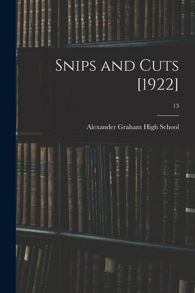 Produktbild: Snips and Cuts [1922]; 13