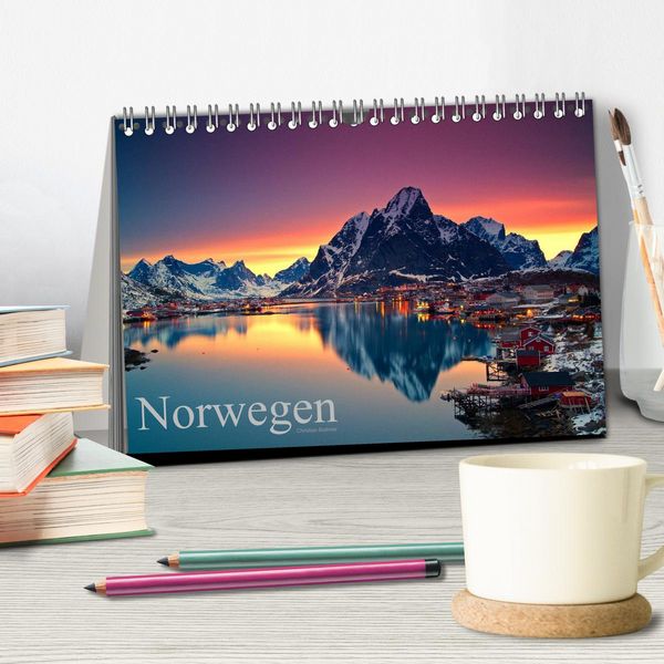 Produktbild: Norwegen (Tischkalender 2026 DIN A5 quer), CALVENDO Monatskalender