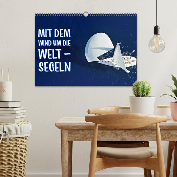 Produktbild: Mit dem Wind um die Welt - segeln (Wandkalender 2026 DIN A3 quer), CALVENDO Monatskalender
