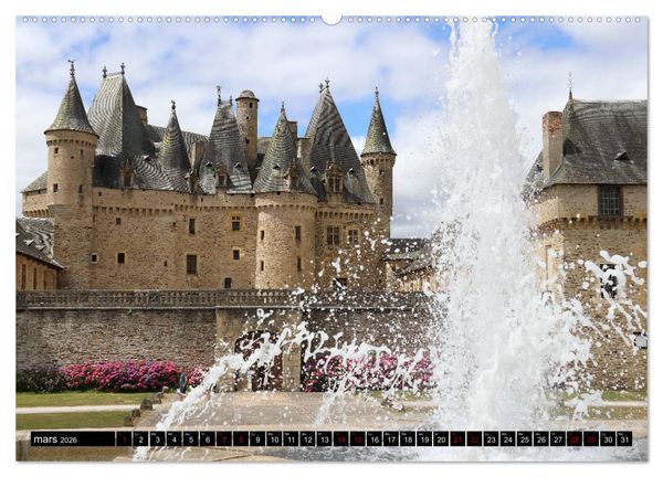 Produktbild: Un &eacute;t&eacute; dans le P&eacute;rigord (Calendrier mural 2026 DIN A2 vertical) calendrier de bureau