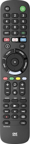 Produktbild: One For All Sony 2.0 Sony Fernbedienung Schwarz