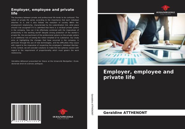 Produktbild: Employer, employee and private life