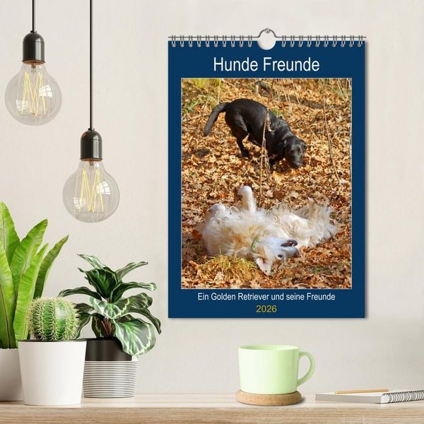 Produktbild: Hunde Freunde (Wandkalender 2026 DIN A4 hoch), CALVENDO Monatskalender