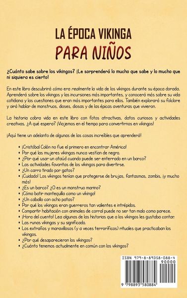 Produktbild: La &eacute;poca vikinga para ni&ntilde;os