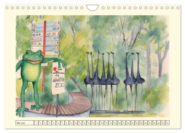 Produktbild: Liebenswerte Stadt M&uuml;nster (Wandkalender 2026 DIN A4 quer), CALVENDO Monatskalender