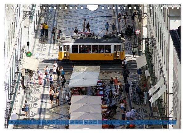 Produktbild: BlickPunkt Lissabon (Wandkalender 2026 DIN A4 quer), CALVENDO Monatskalender