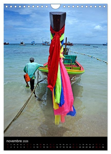 Produktbild: HORIZON THAILANDE (Calendrier mural 2026 DIN A4 horizontal), CALVENDO calendrier mensuel