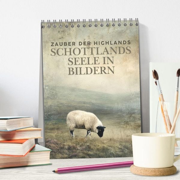 Produktbild: Zauber der Highlands &ndash; Schottlands Seele in Bildern (Tischkalender 2026 DIN A5 hoch), CALVENDO Monatskalender