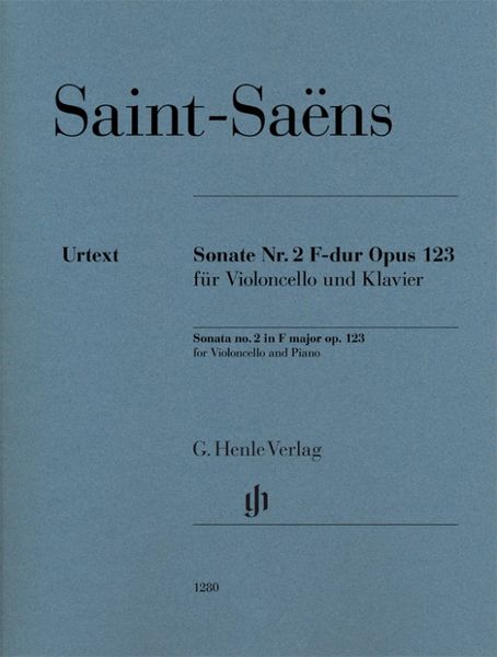 Produktbild: Camille Saint-Sa&euml;ns - Violoncellosonate Nr. 2 F-dur op. 123