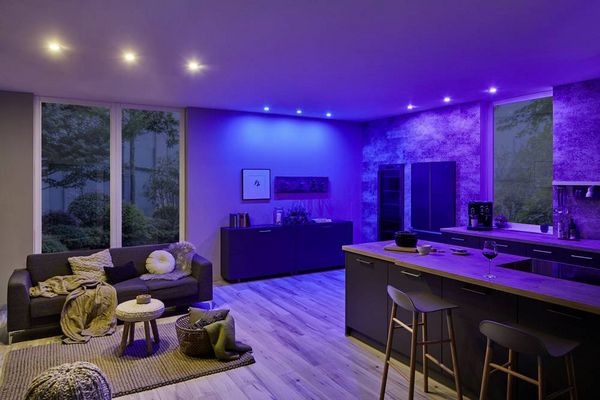 Produktbild: Paulmann 92965 LED-Einbauleuchte 3er Set LED 15.6W Eisen (geb&uuml;rstet)