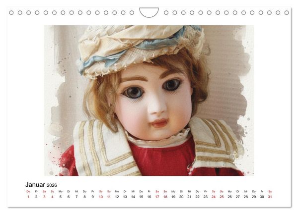 Produktbild: Sammlerst&uuml;cke: Puppen und B&auml;ren (Wandkalender 2026 DIN A4 quer), CALVENDO Monatskalender