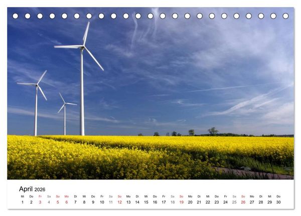 Produktbild: Rapsodie (Tischkalender 2026 DIN A5 quer), CALVENDO Monatskalender