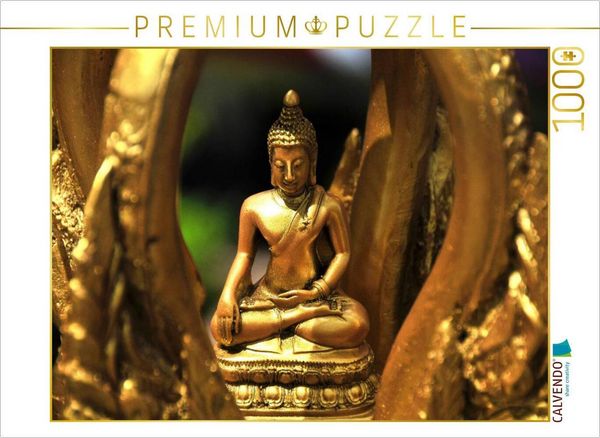 Produktbild: CALVENDO Puzzle Buddhas Glanz | 1000 Teile Lege-Gr&ouml;&szlig;e 64x48cm Foto-Puzzle f&uuml;r gl&uuml;ckliche Stunden