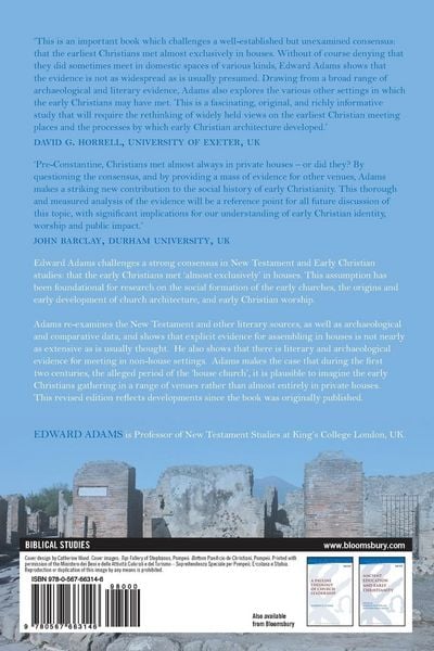 Produktbild: The Earliest Christian Meeting Places