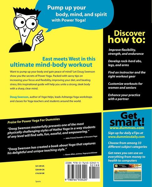 Produktbild: Power Yoga for Dummies