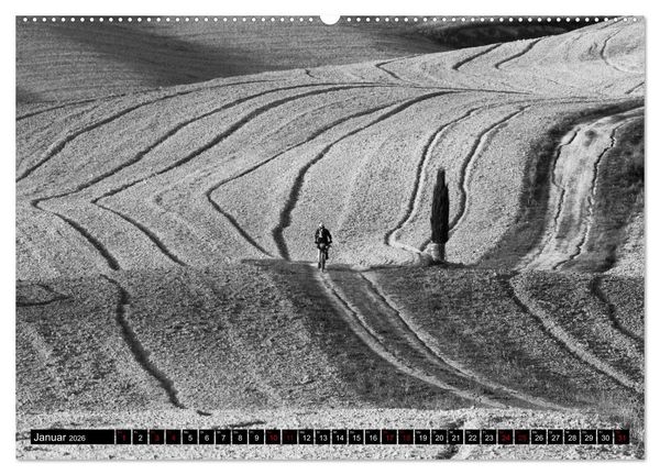 Produktbild: Toscana - monocromatico (Wandkalender 2026 DIN A2 quer), CALVENDO Monatskalender