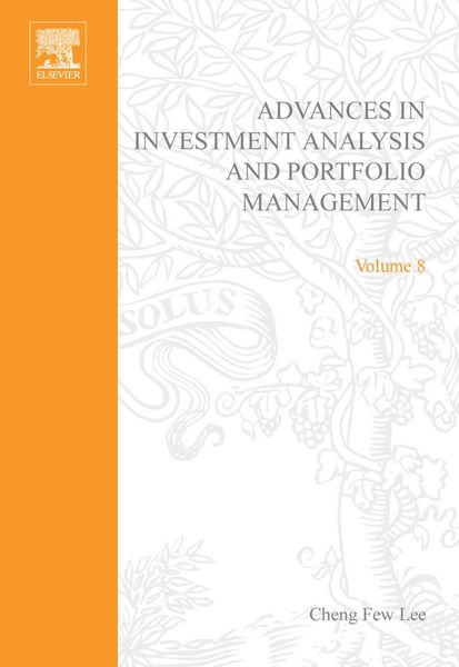 Produktbild: Advances in Investment Analysis and Portfolio Management