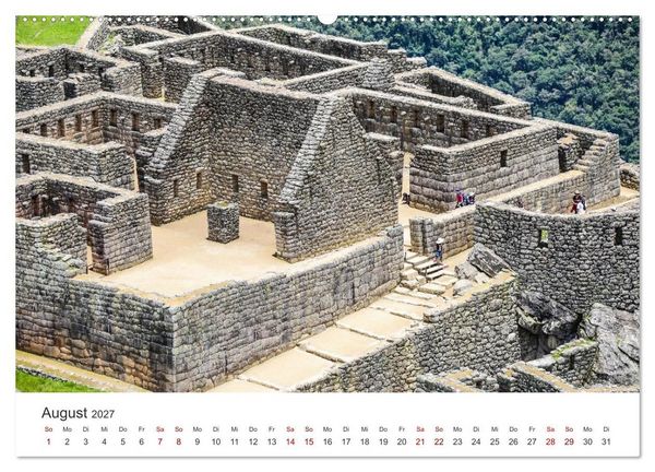 Produktbild: Macchu Picchu (hochwertiger Premium Wandkalender 2027 DIN A2 quer), Kunstdruck in Hochglanz