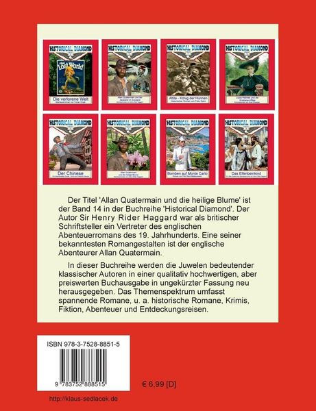 Produktbild: Allan Quatermain und die heilige Blume