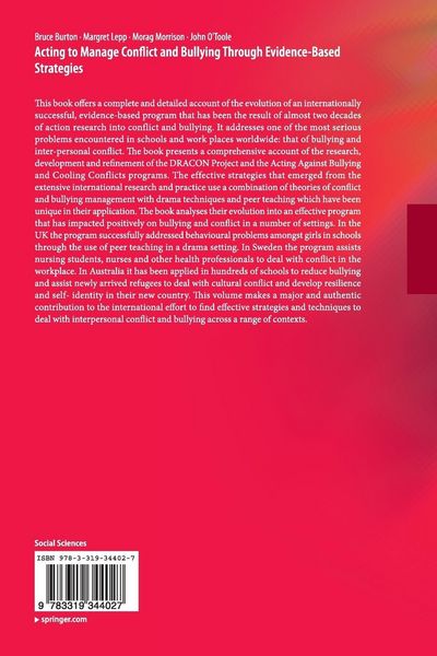 Produktbild: Acting to Manage Conflict and Bullying Through Evidence-Based Strategies