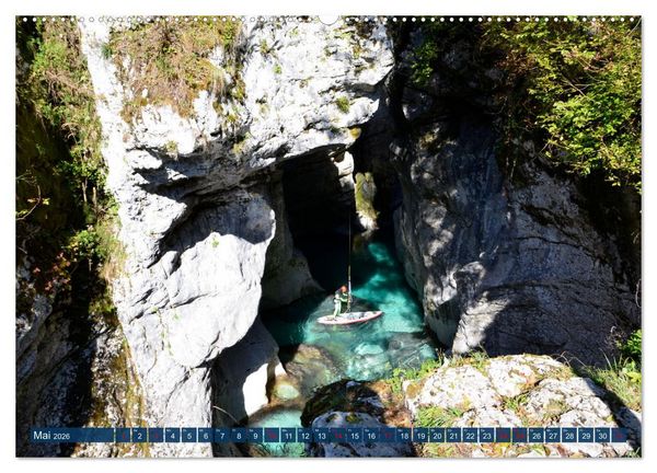 Produktbild: Wildwasser Stand up (hochwertiger Premium Wandkalender 2026 DIN A2 quer), Kunstdruck in Hochglanz