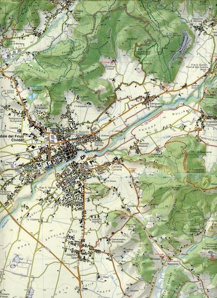 Produktbild: Tabacco Wandern 1 : 25 000 Valli del Natisone
