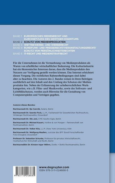 Produktbild: Medienrecht / Schutz von Medienprodukten