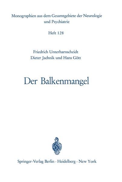 Produktbild: Der Balkenmangel