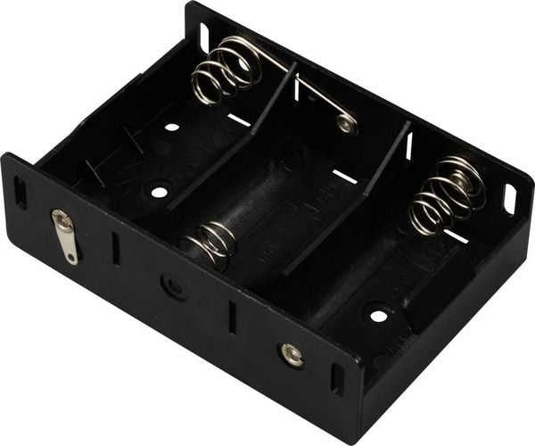 TRU COMPONENTS TC-13220480 Batteriehalter 3x Mono (D) Lötanschluss (L x B x H) 105 x 72 x 31 mm