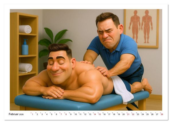 Produktbild: Meine Familie, Kraftsport und ich (Wandkalender 2026 DIN A3 quer), CALVENDO Monatskalender
