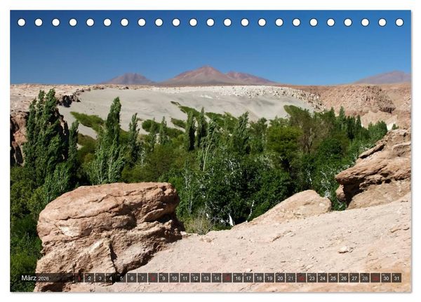 Produktbild: Atacama W&uuml;ste - Landschaften der Extreme (Tischkalender 2026 DIN A5 quer), CALVENDO Monatskalender