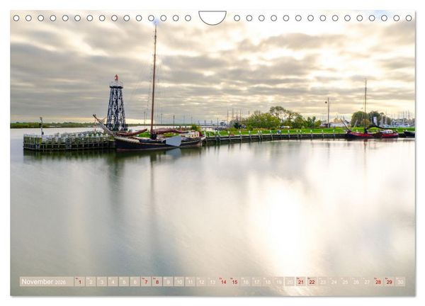Produktbild: Ein Blick auf Enkhuizen in Holland (Wandkalender 2026 DIN A4 quer), CALVENDO Monatskalender