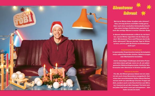 Produktbild: Checker Tobi: Das Adventskalender-Buch - Der X-mas-Check: Abenteuer K&auml;lte, Schnee und Eis