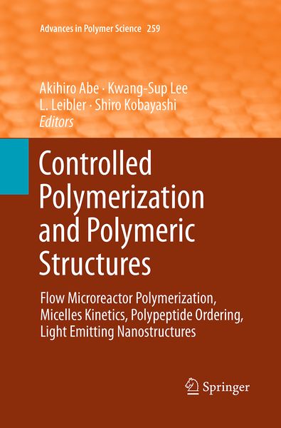 Produktbild: Controlled Polymerization and Polymeric Structures