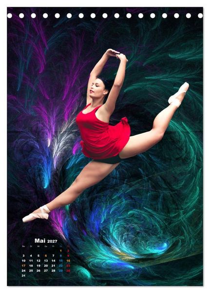 Produktbild: Ballerinen - Anmut, Eleganz und Leichtigkeit (Tischkalender 2027 DIN A5 hoch), CALVENDO Monatskalender