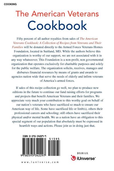 Produktbild: The American Veterans Cookbook