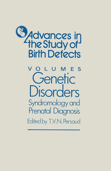 Produktbild: Genetic Disorders, Syndromology and Prenatal Diagnosis
