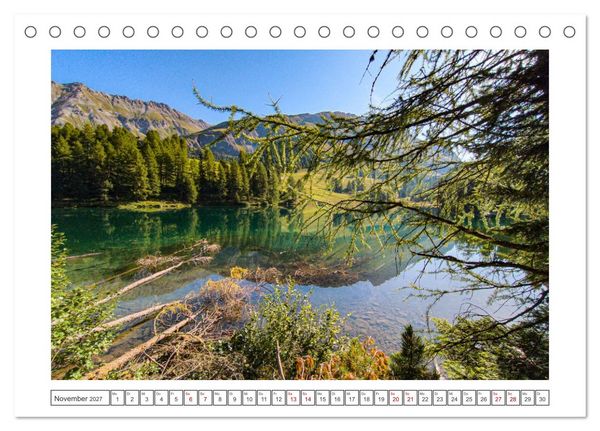 Produktbild: Schweizer Bergmomente (Tischkalender 2027 DIN A5 quer), CALVENDO Monatskalender