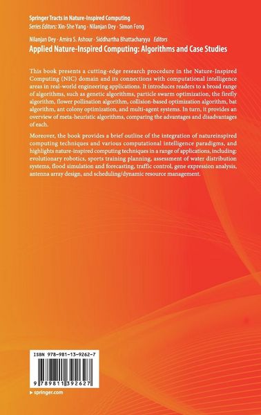 Produktbild: Applied Nature-Inspired Computing: Algorithms and Case Studies