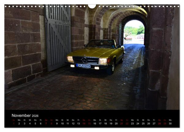 Produktbild: Mercedes SL W107 - zeitlose Eleganz (Wandkalender 2026 DIN A3 quer), CALVENDO Monatskalender