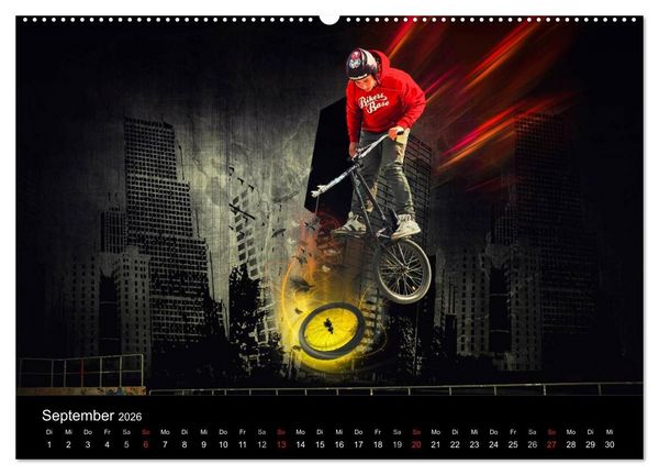 Produktbild: BMX My Life (Wandkalender 2026 DIN A2 quer), CALVENDO Monatskalender