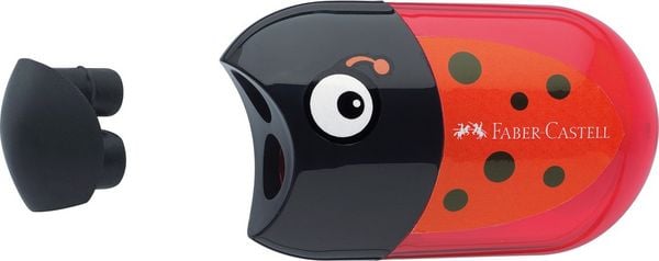 Produktbild: Faber-Castell Doppelanspitzer K&auml;fer mit Radierer