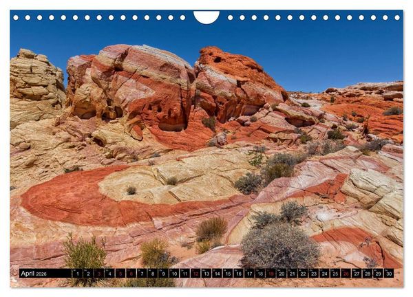 Produktbild: USA Kalender Deluxe (Wandkalender 2026 DIN A4 quer), CALVENDO Monatskalender