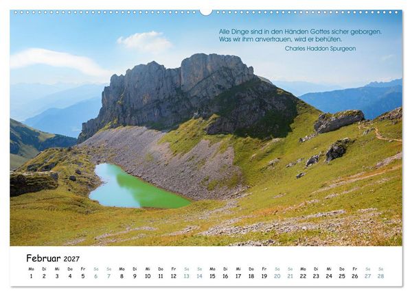 Produktbild: Christliche Bildpoesie 2027 (Wandkalender 2027 DIN A2 quer), CALVENDO Monatskalender