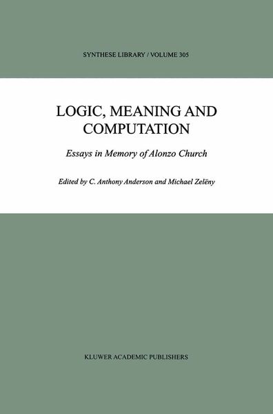 Produktbild: Logic, Meaning and Computation