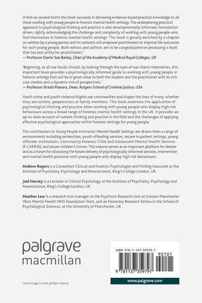 Produktbild: Young People in Forensic Mental Health Settings